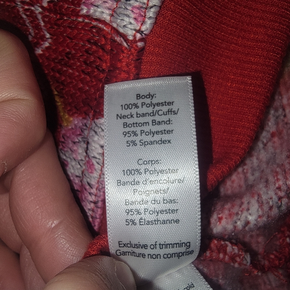 George Girls Christmas Sweater – Size 5T – Red Holiday Pullover - Picture 4 of 4